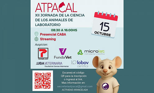 ATPACAL: XII Jornada de la Ciencia de Animales de Laboratorio (Argentina)