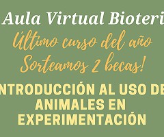 Ganadores de las 2 becas para Aula Virtual Bioterio