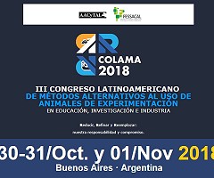 Colama 2018: III Congreso Latinoamericano de Métodos Alternativos