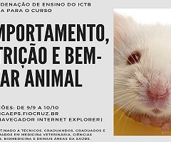 Curso Comportamento, nutrição e bem-estar animal