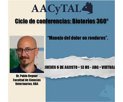 AACyTAL realizará una conferencia virtual sobre manejo del dolor en roedores