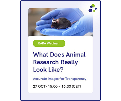 EARA realizará webinar sobre el uso de imágenes reales para promover la transparencia en la investigación con animales