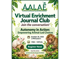 AALAE realizará un encuentro virtual sobre autonomía, enriquecimiento ambiental y bienestar animal