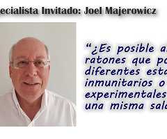 Dr. Joel Majerowicz: ¿Es posible alojar ratones que posean diferentes estados inmunitarios o experimentales en una misma sala?