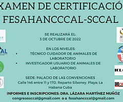 Examen de Certificación FESAHANCCCAL-SCCAL