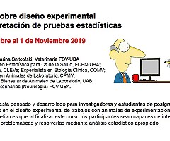 Aula Virtual Bioterio: Curso sobre diseño experimental e interpretación de pruebas estadísticas