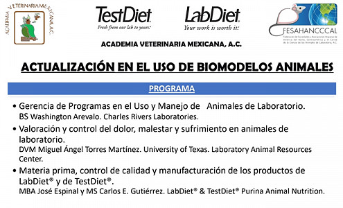 Simposio sobre Animales de Laboratorio: 'Actualización en el Uso de Biomodelos Animales'