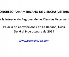 Cuba: XXIV Congreso Panamericano de Ciencias Veterinarias