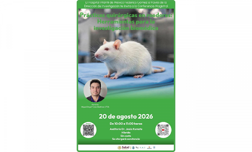 Prácticas quirúrgicas en roedores: conferencia magistral híbrida sobre herramientas para la investigación biomédica