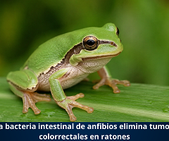 Una bacteria intestinal de anfibios elimina tumores colorrectales en ratones y abre una nueva vía para la terapia contra el cáncer