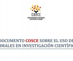 Informe COSCE sobre el Uso de Animales en Investigación Científica