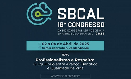 SBCAL 18º Congresso da Sociedade Brasileira de Ciência em Animais de Laboratório